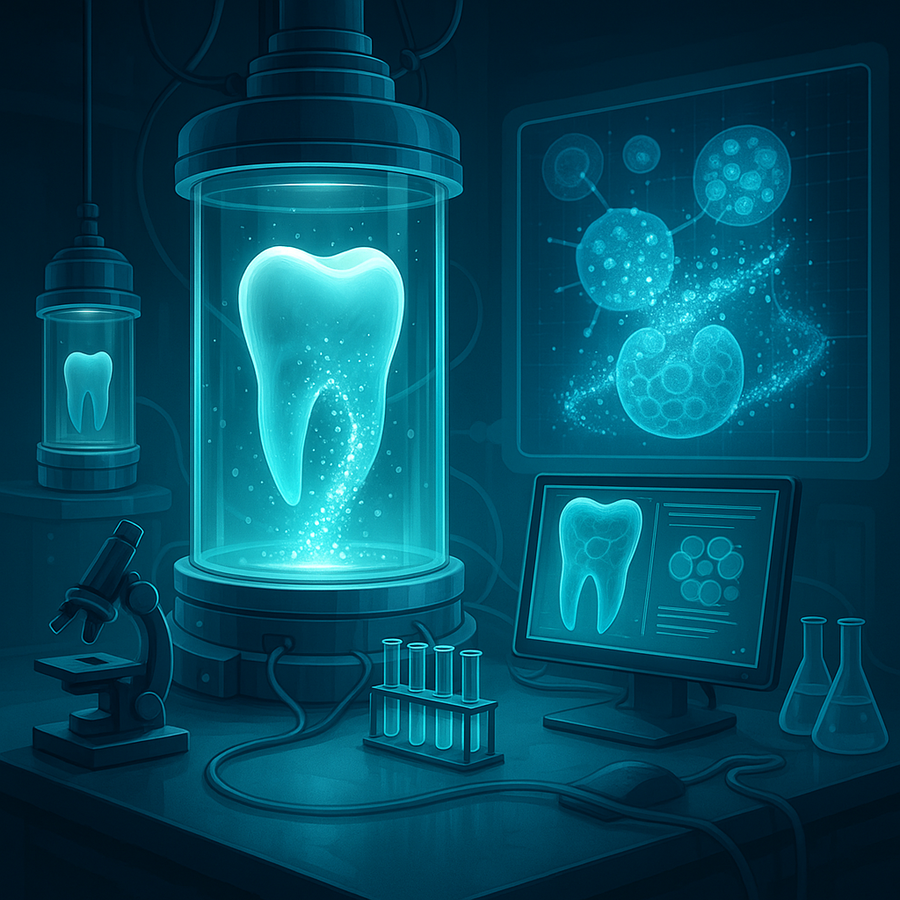O Avanço da regeneração dental em laboratório: o futuro dos novos dentes